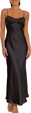 Full-length front view of midi dress