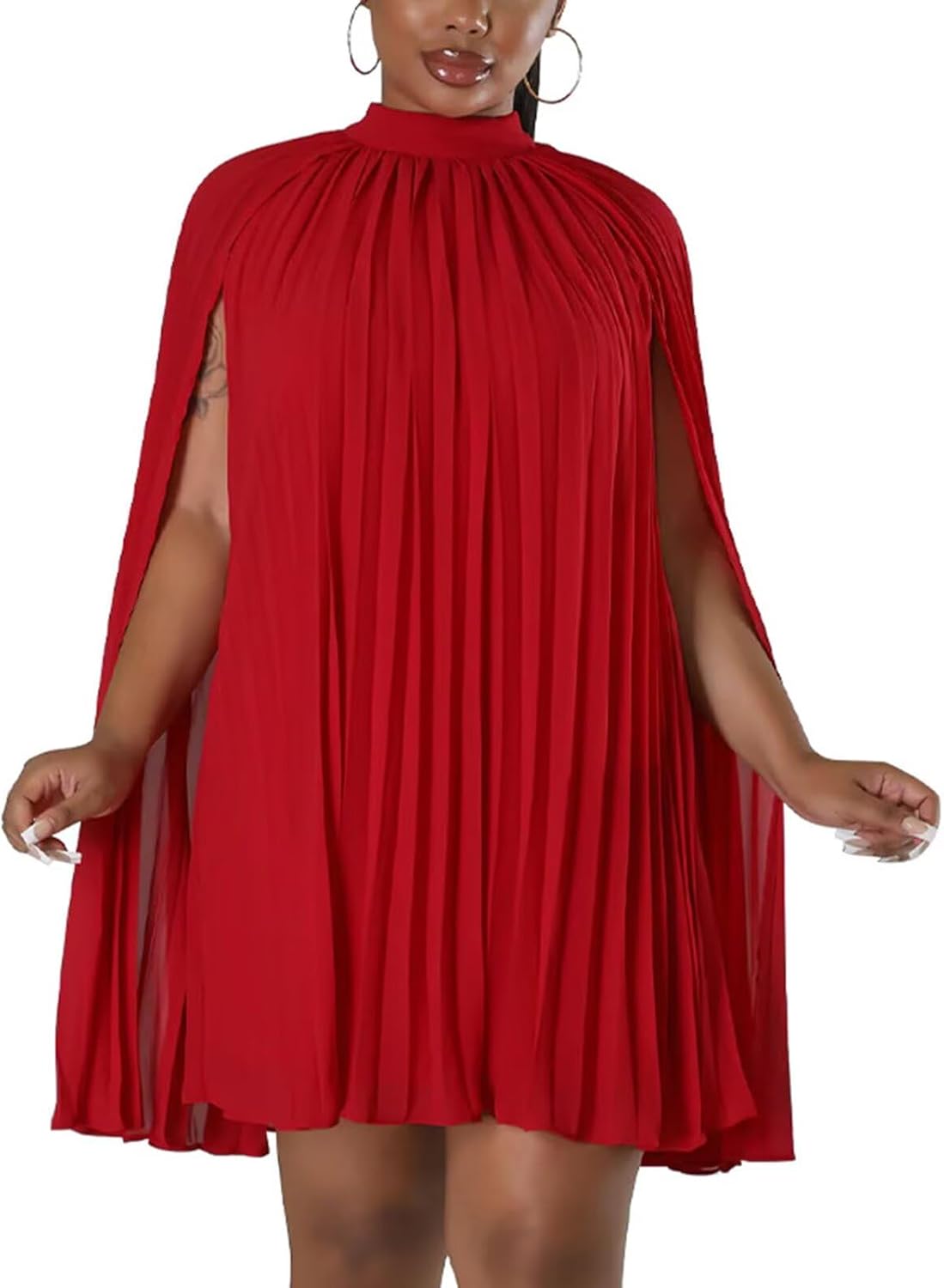 Full-length front view of the dress